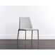 Renee Belfast Heather Grey / Bravo Metal Stackable Dining Chair, Set Of 2
